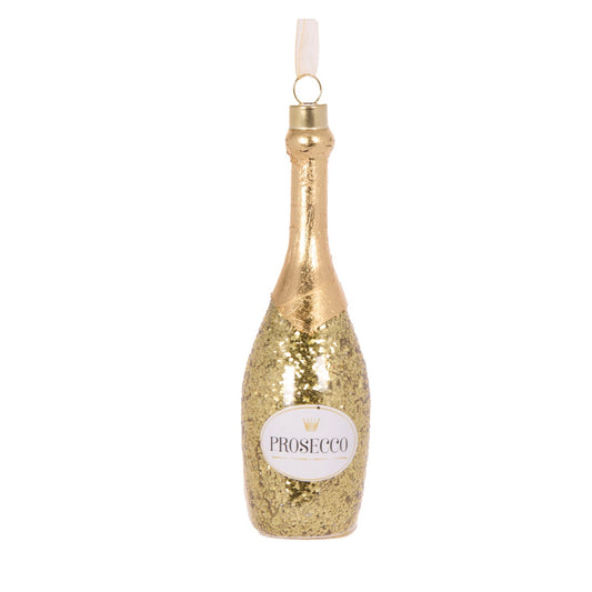 Gold Prosecco Bottle Decoration