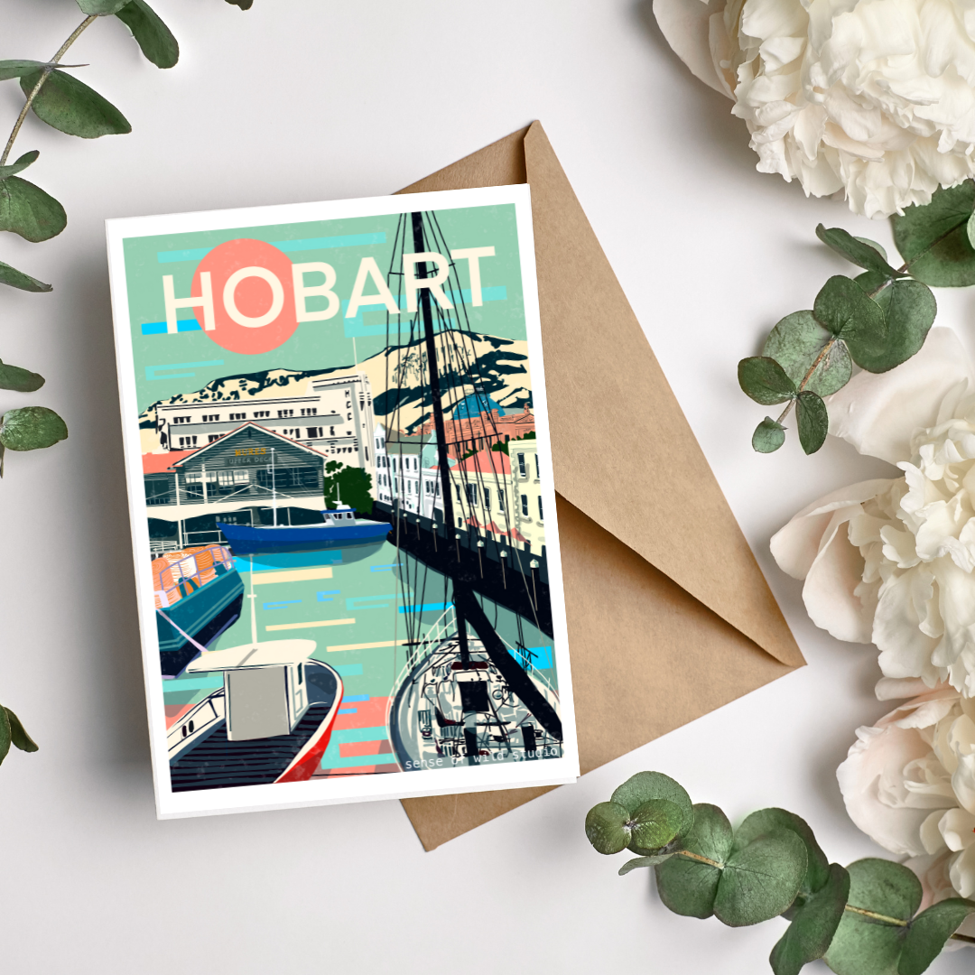 Hobart Tasmania Greeting Card