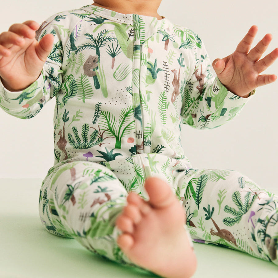 Fern Gully Long Sleeve Romper