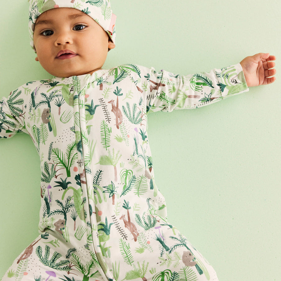 Fern Gully Long Sleeve Romper