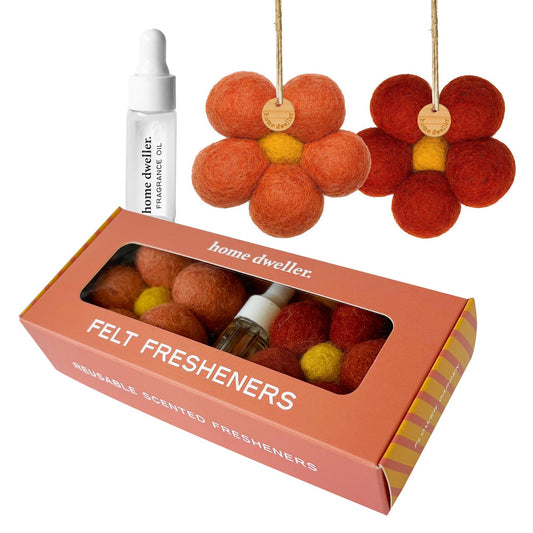 Felt Flower Fresheners - Flower Garden