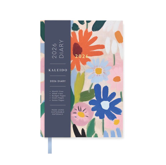 Gouache Floral 2026 Diary A6