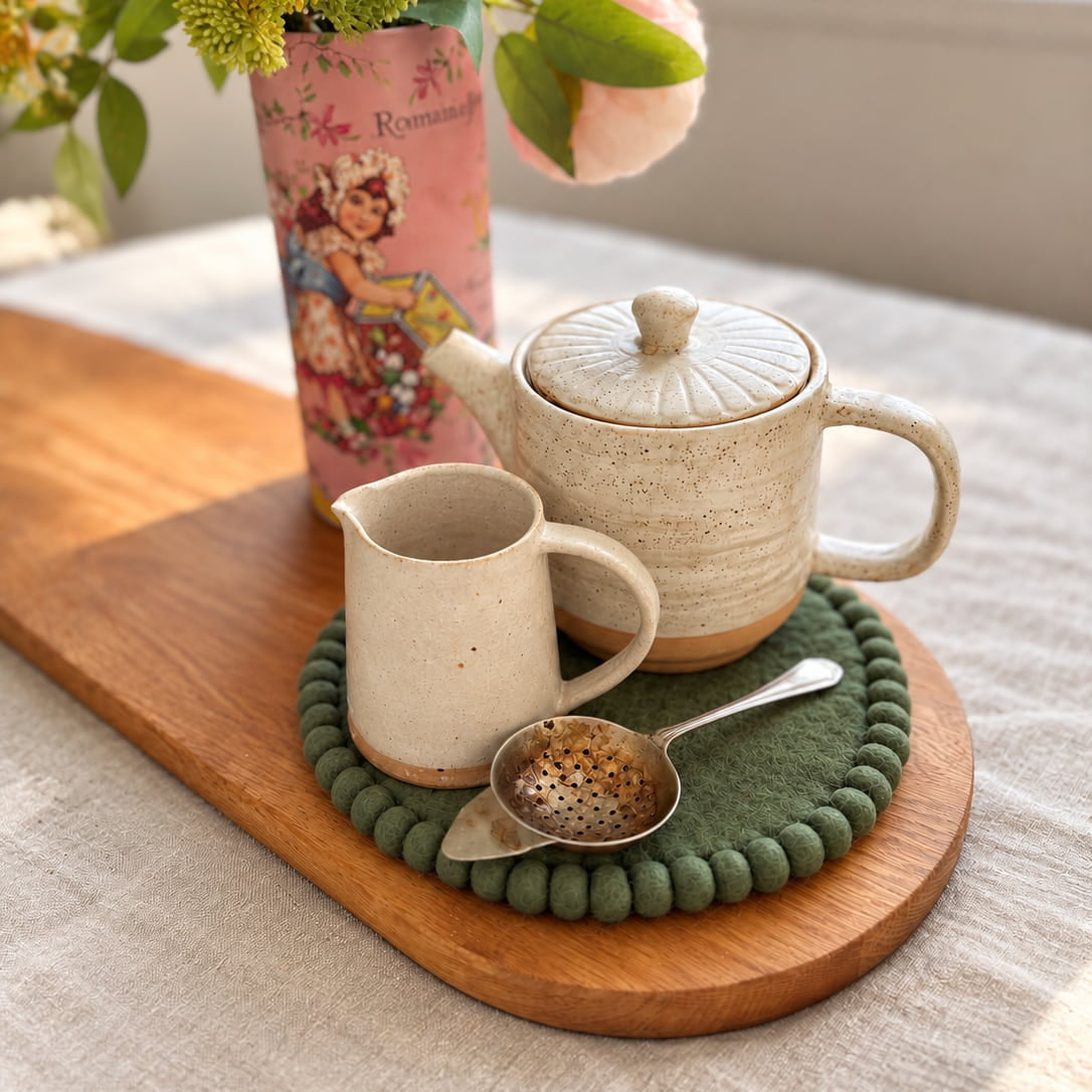 Forest Felt Trivets Set of 2
