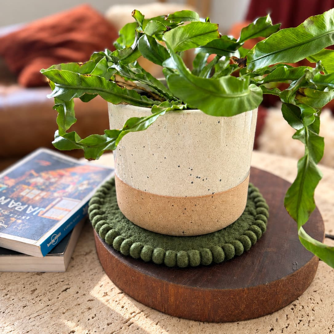 Forest Felt Trivets Set of 2