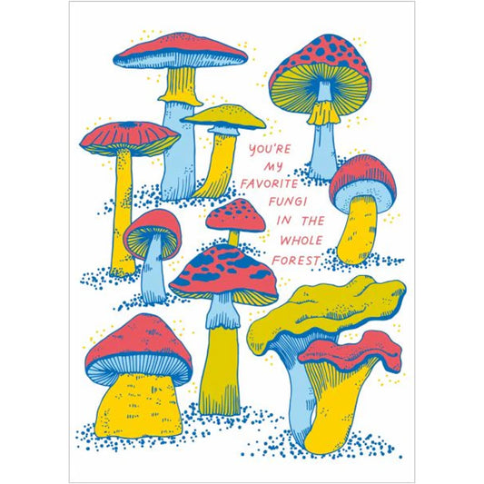 Favourite Fungi Greeting Card