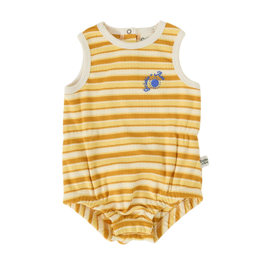 Sunshine Stripe Bubble Romper