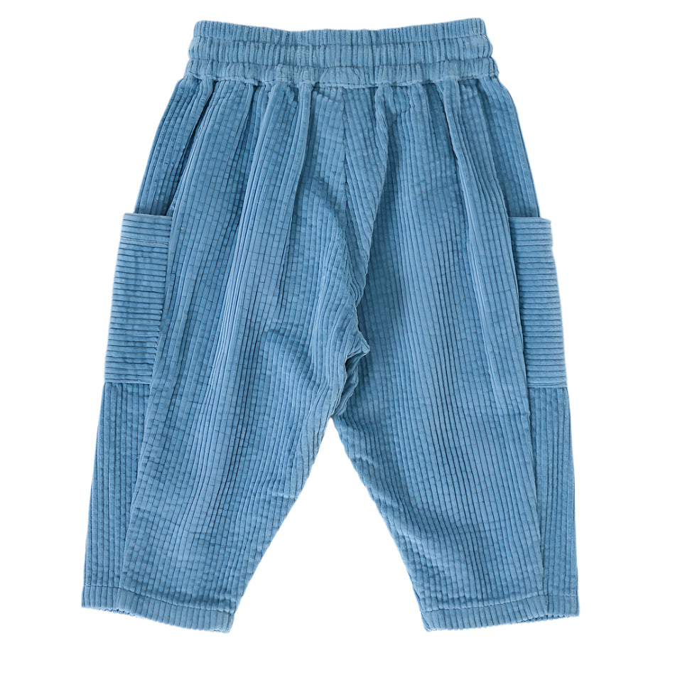 Kit Corduroy Duck Egg Kids Pocket Pant