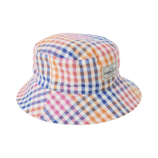 Rainbow Gingham Bucket Hat
