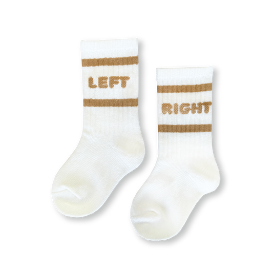 Left Right Toddler Socks