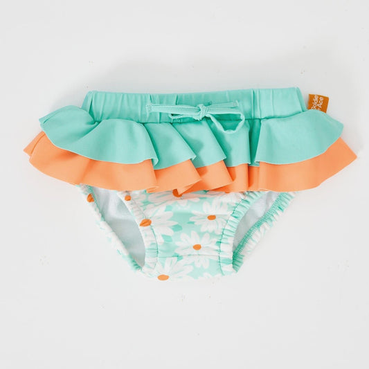 Daisy Delight Frill Waist Swim Nappy