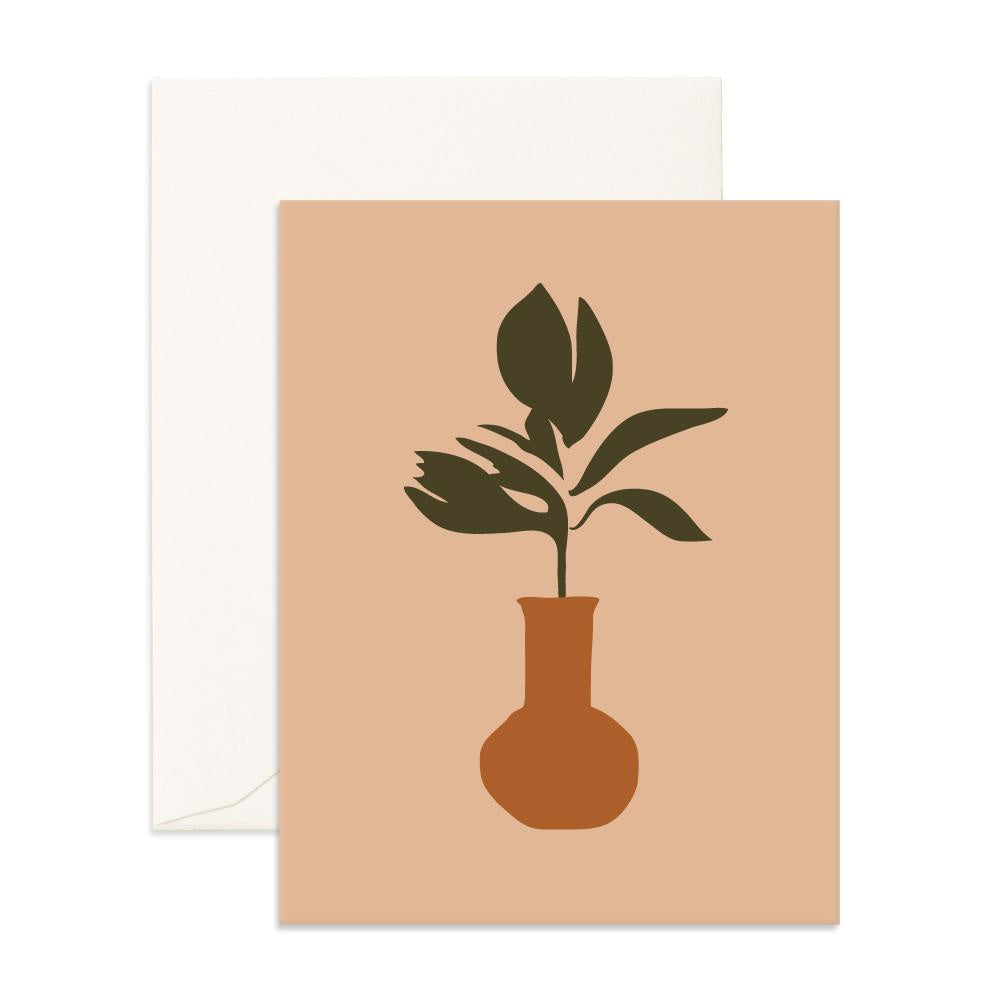 Still Life Ficus Greeting Card