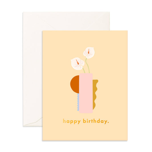 Birthday Taliflower Greeting Card