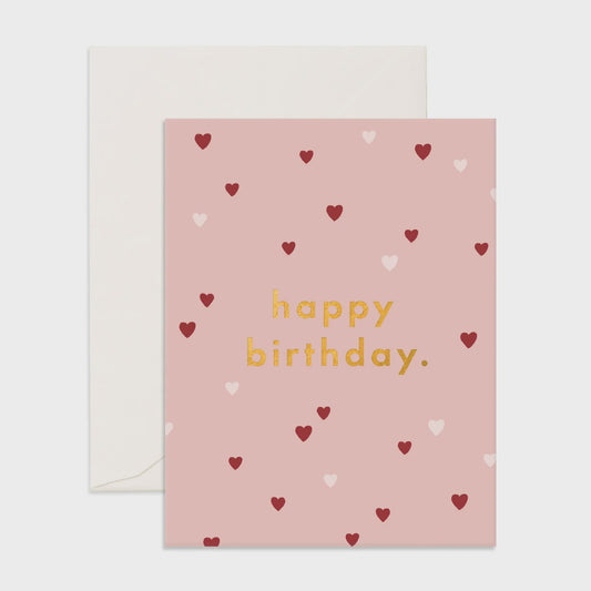 Birthday Little Hearts Greeting Card