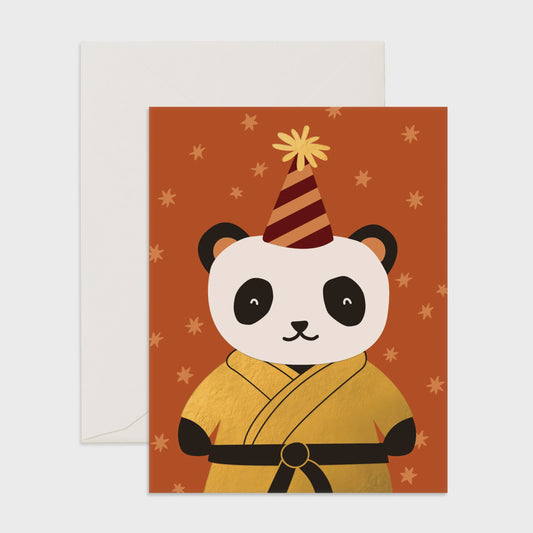 Birthday Panda Greeting Card