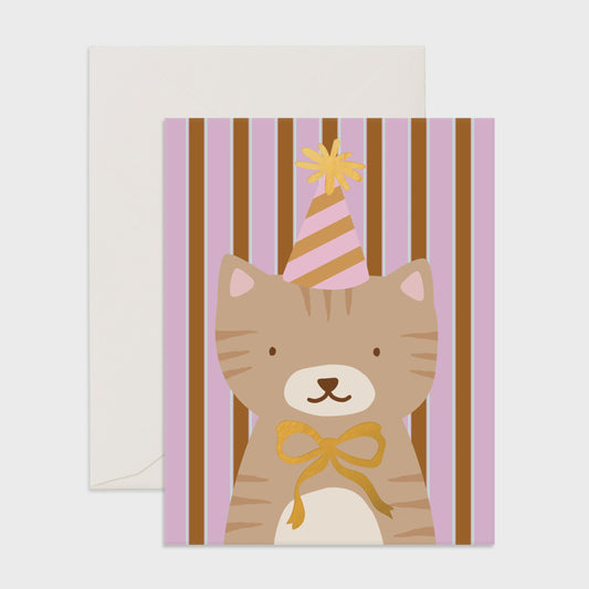 Birthday Kitty Greeting Card