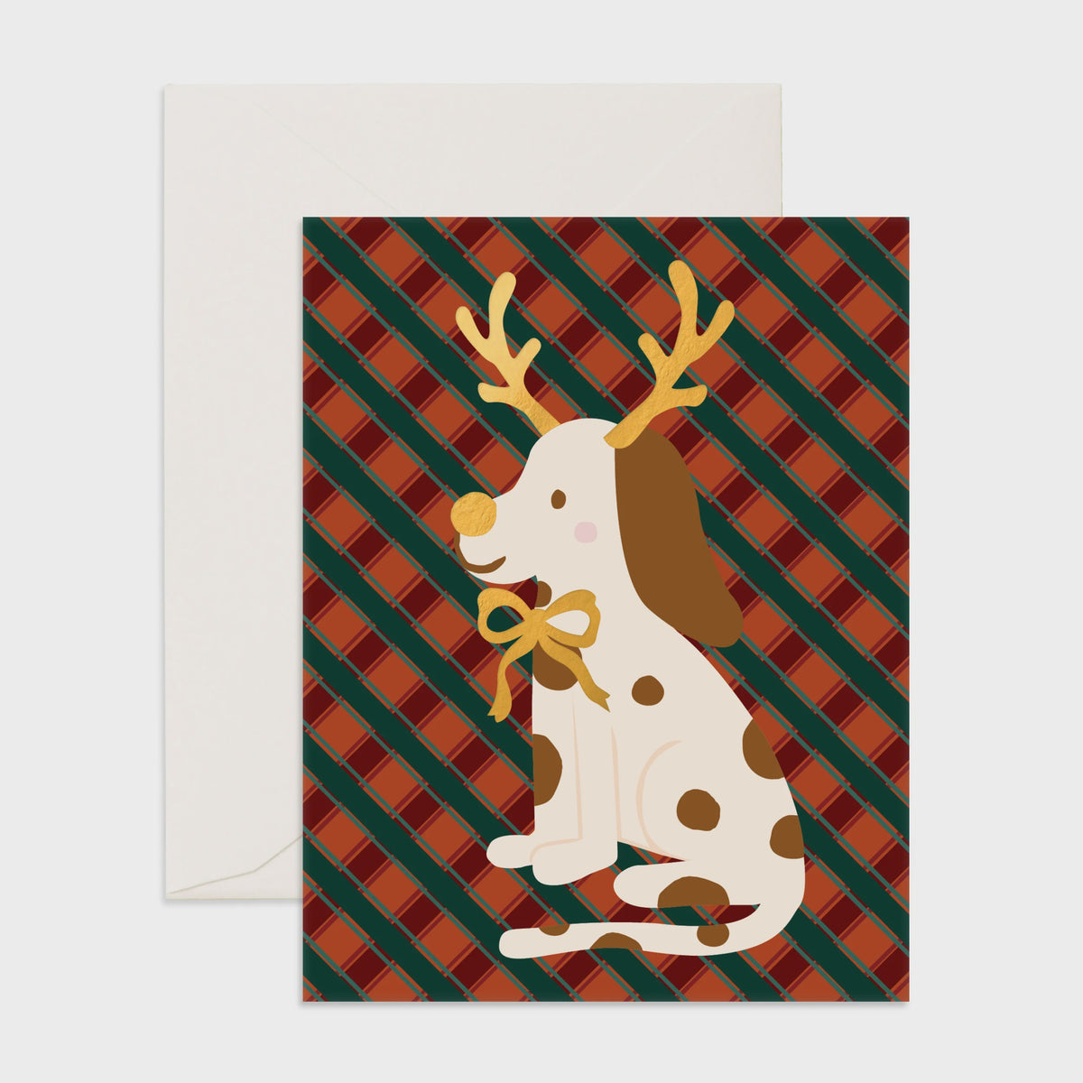 Christmas Puppy Greeting Card