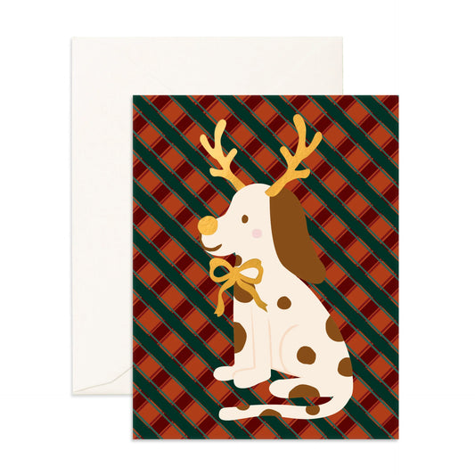 Christmas Puppy Greeting Card