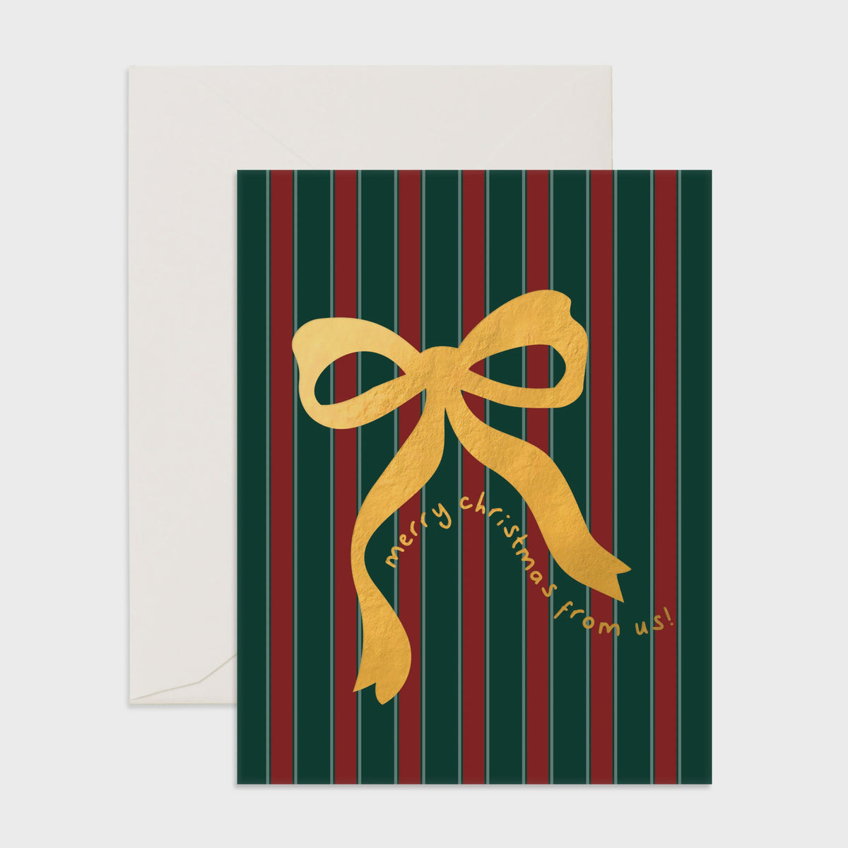 Christmas Big Bow Greeting Card
