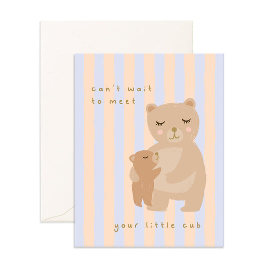 Meet Little One Cub Greeting Card