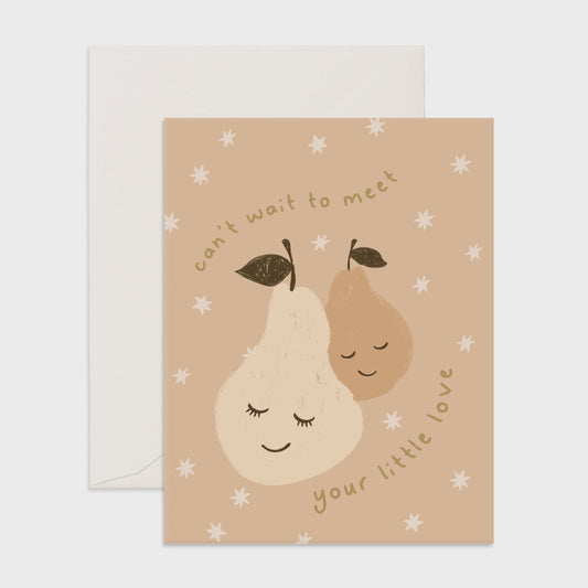 Meet Little Love Pear Greeting Card