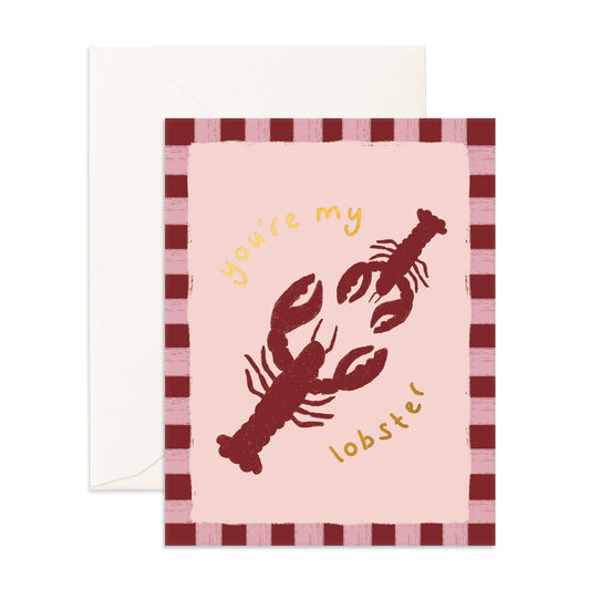 You're My Lobster Greeting Card