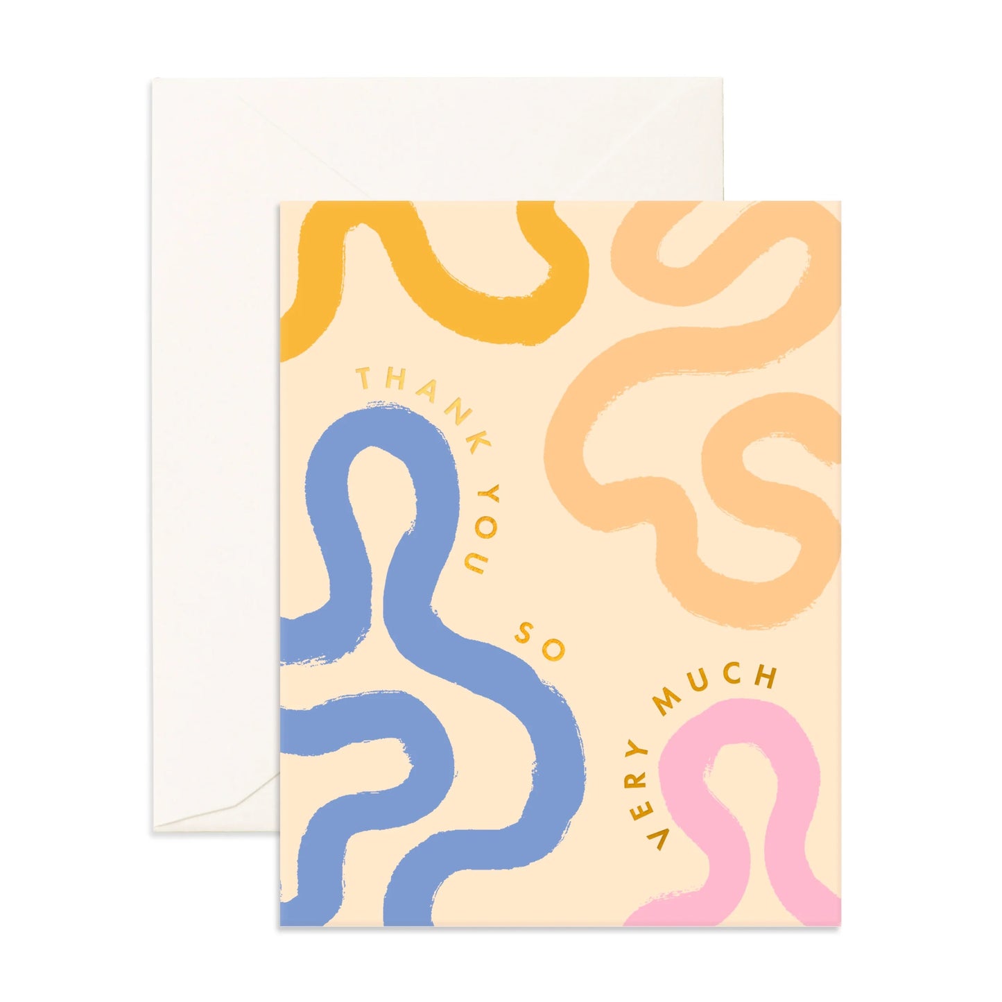Thank You So Much Ribbons Greeting Card