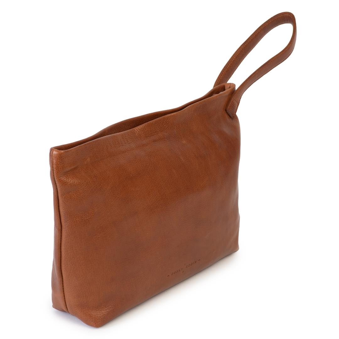 Billie Walnut Oversized Clutch