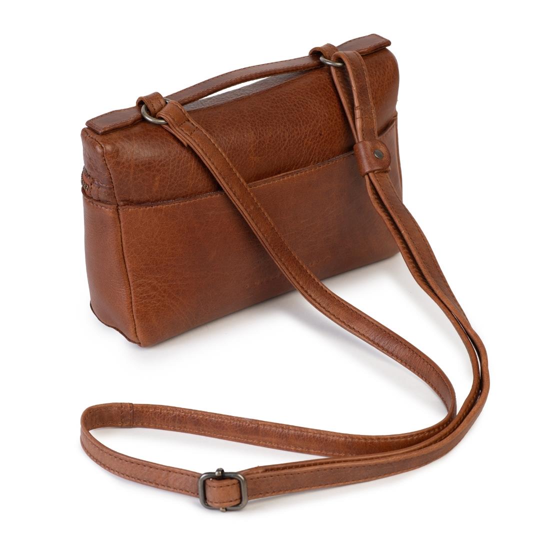 Heidi Walnut Crossbody Clutch