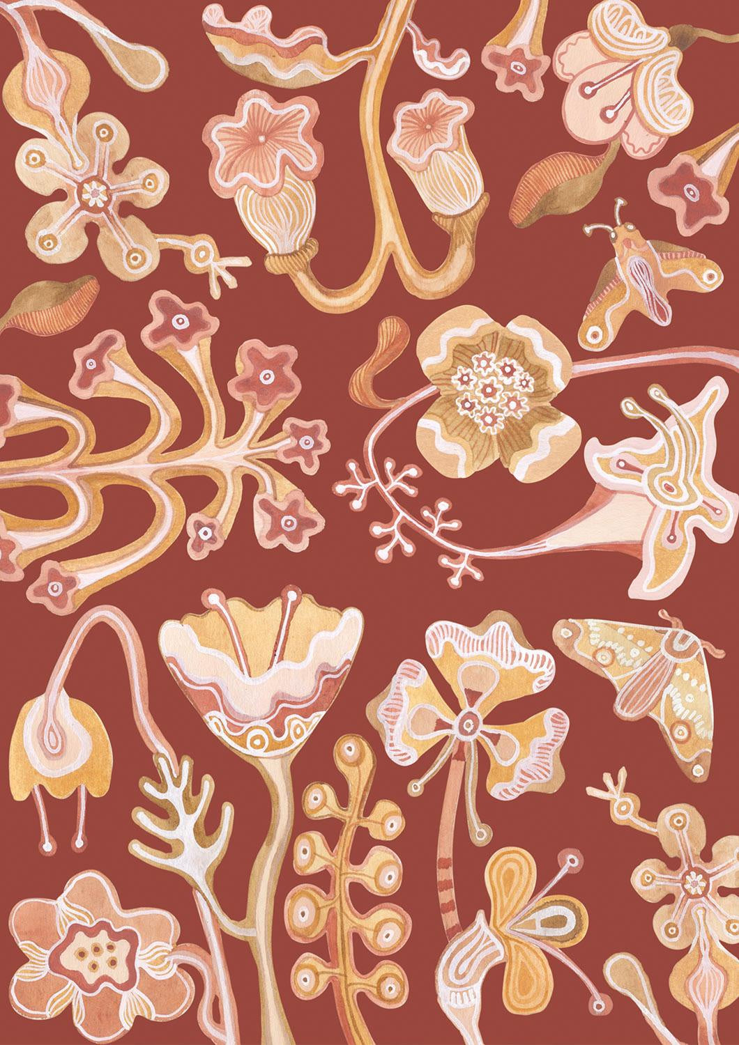 Bohemian Dusk Greeting Card