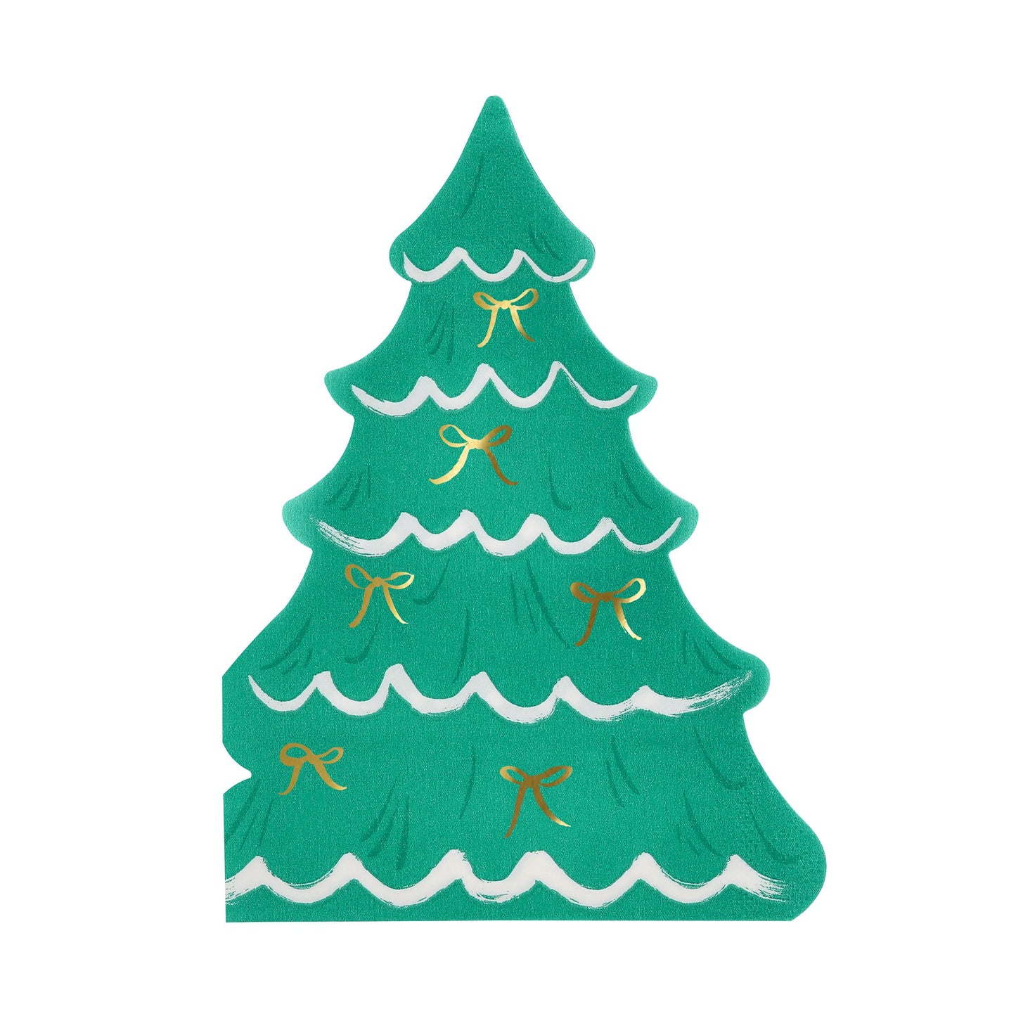 Christmas Tree With Bows Paper Napkins