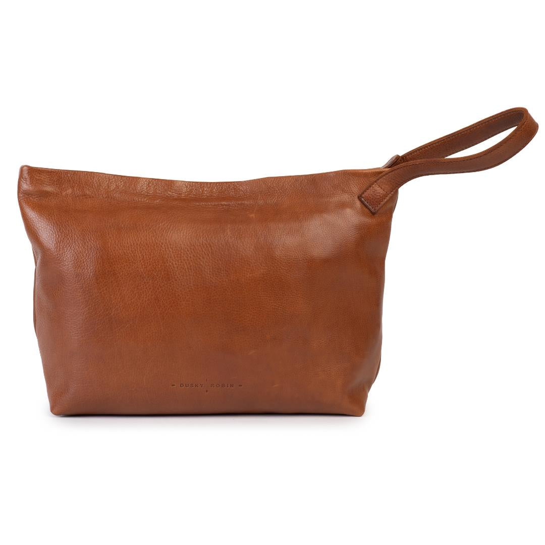 Billie Walnut Oversized Clutch