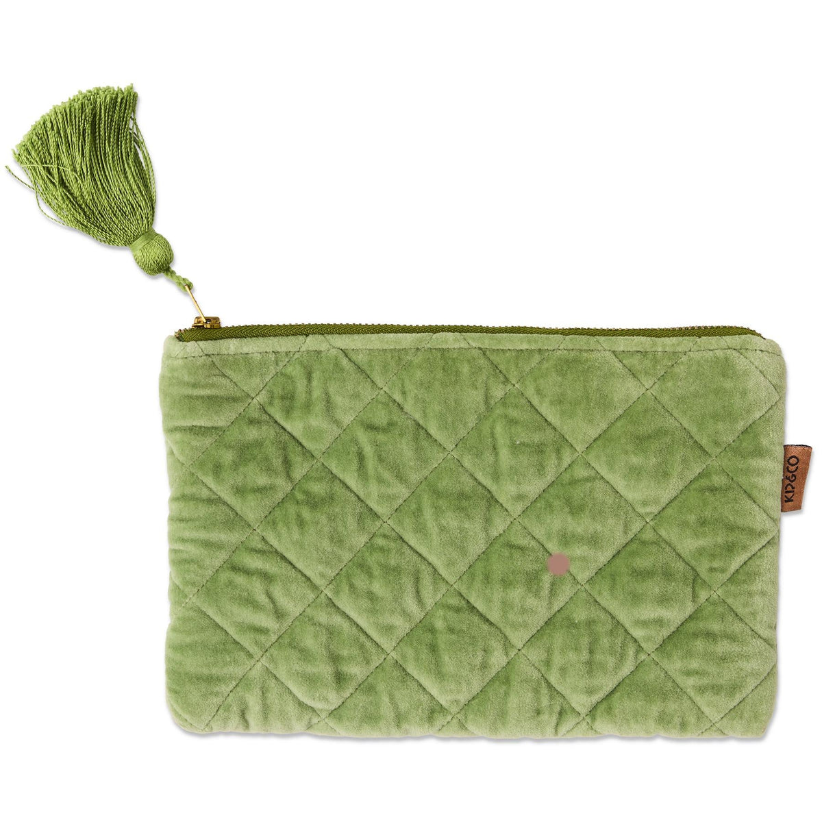 Pesto Velvet Cosmetics Purse