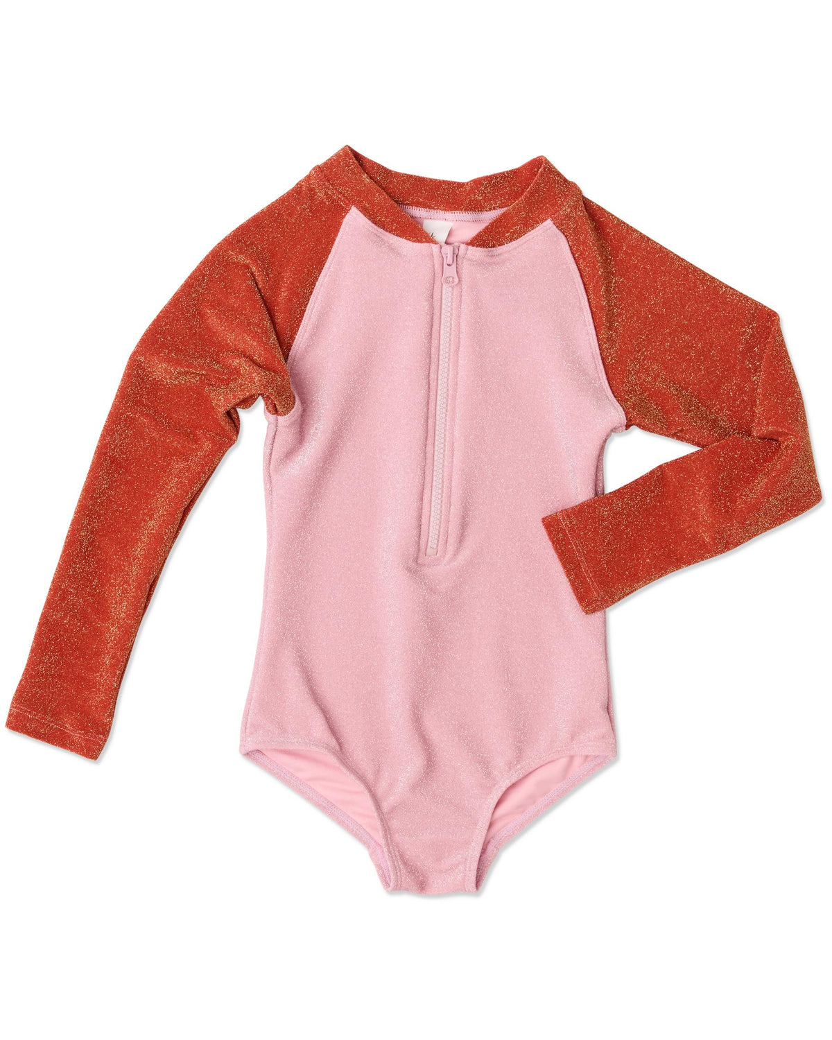 Sparkle Long Sleeve Kids Bathers