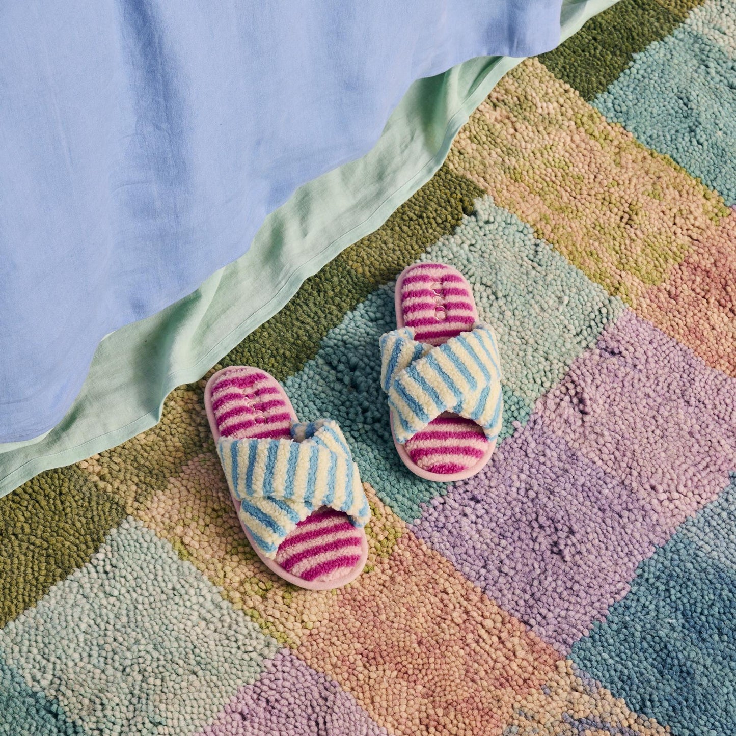 Sunny Granita Sherpa Adult Slippers