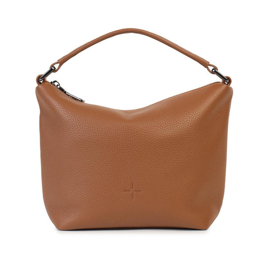 Addison Crossbody Pebbled Tan