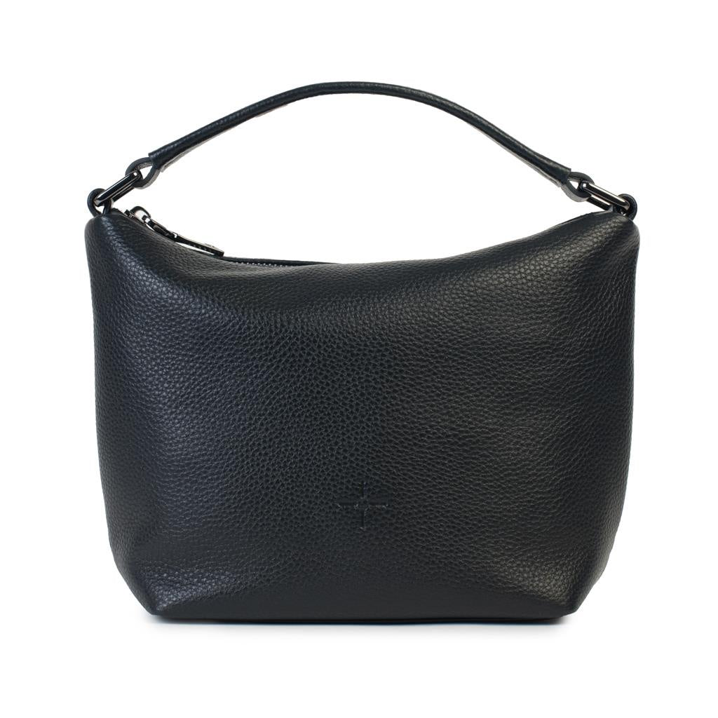 Addison Crossbody Pebbled Black