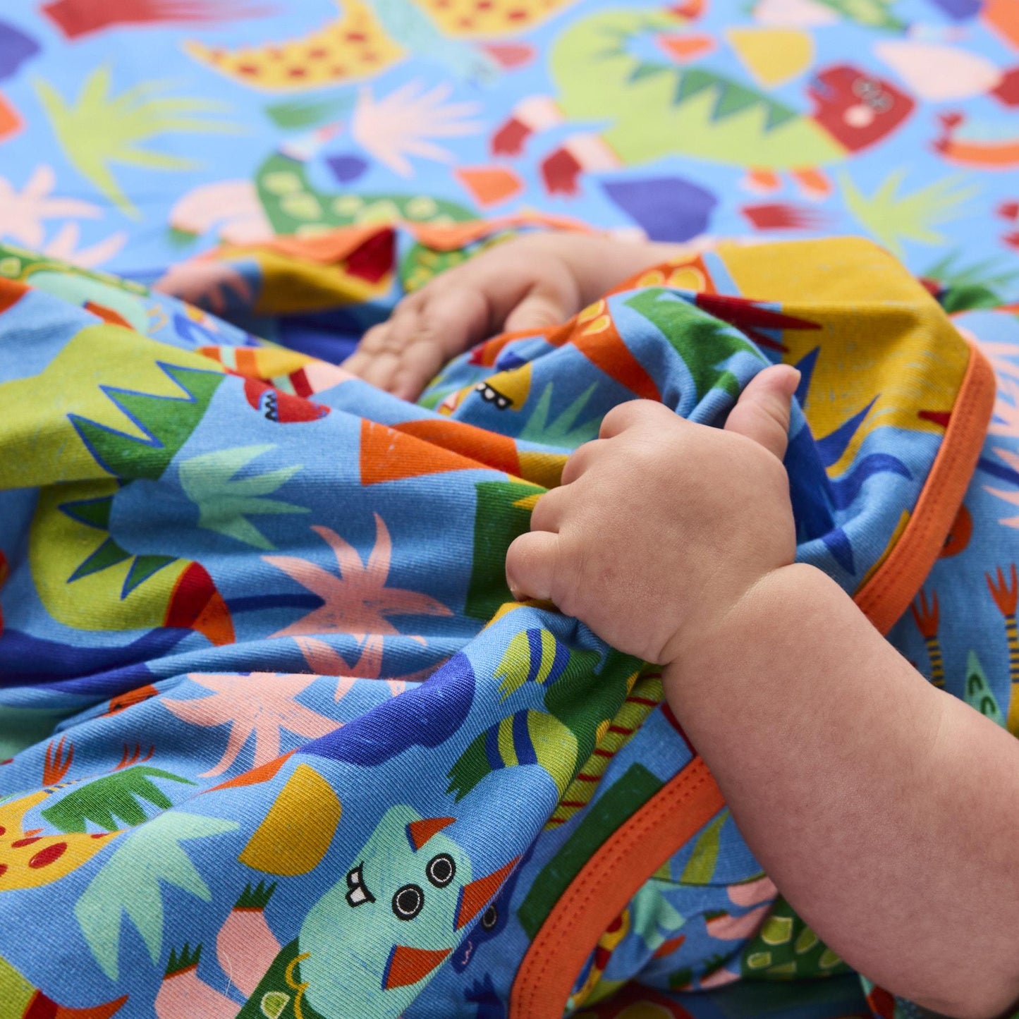 Dinosaur Roar Organic Cotton Snuggle Blanket