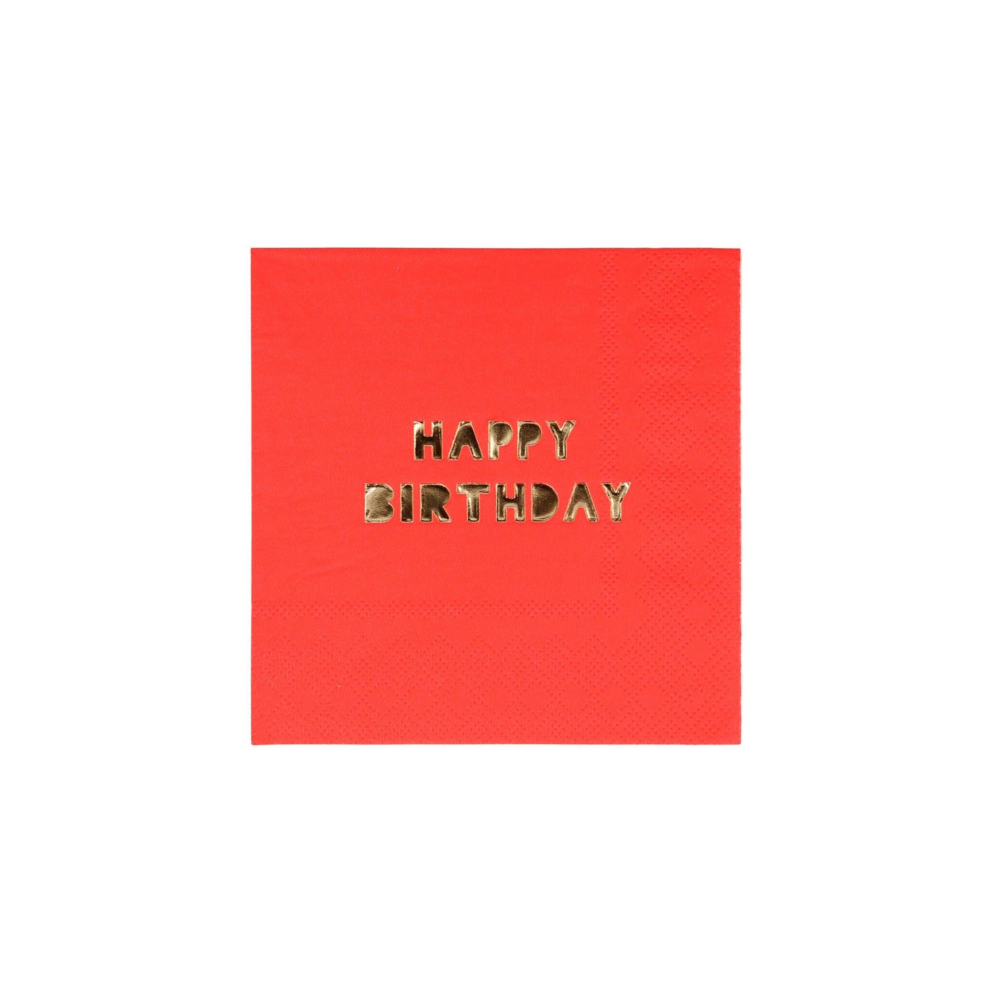 Happy Birthday Small Paper Napkins