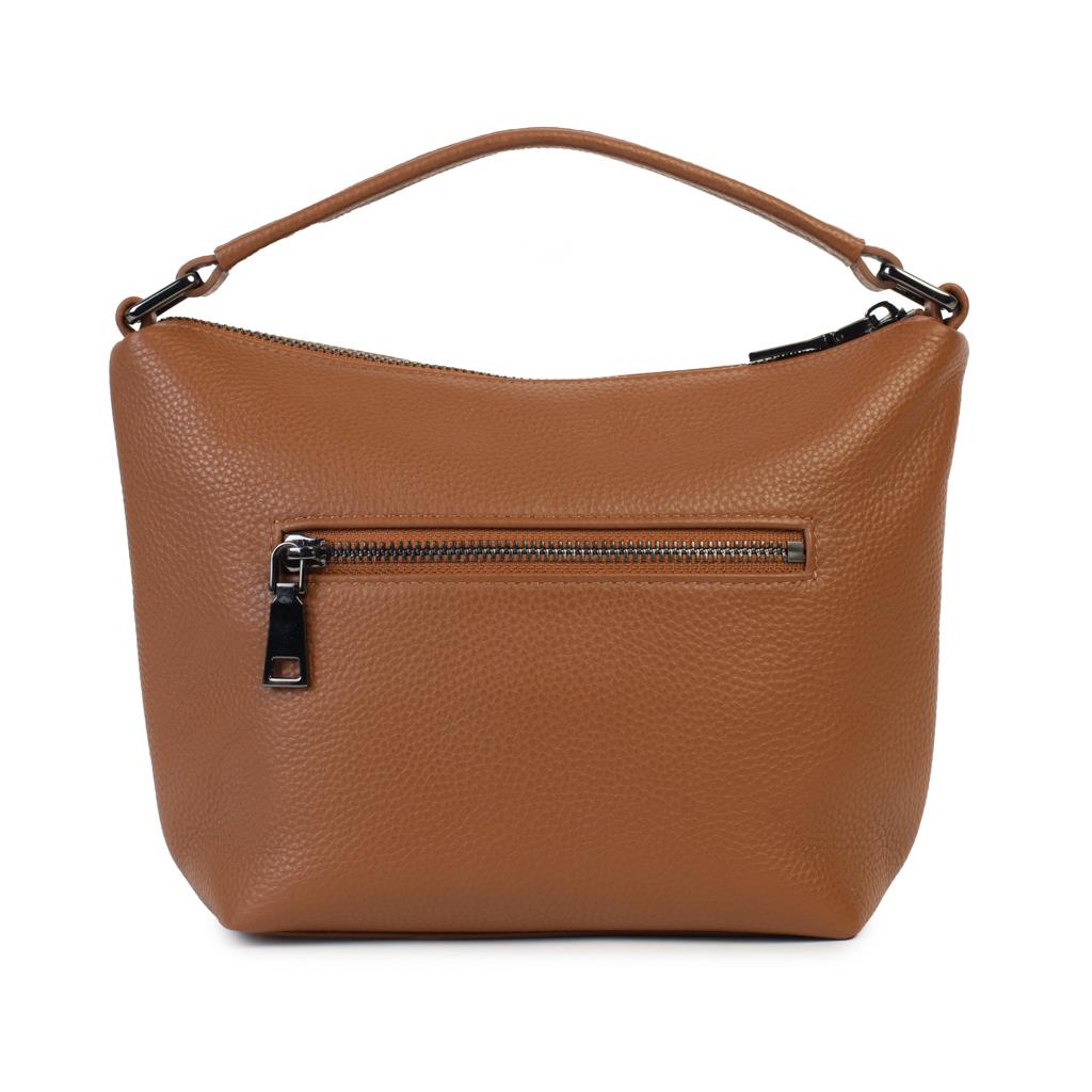 Addison Crossbody Pebbled Tan