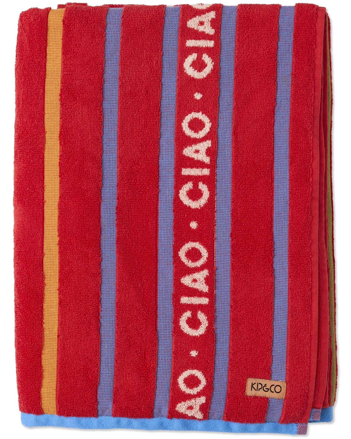 Ciao Stripe Terry Beach Towel