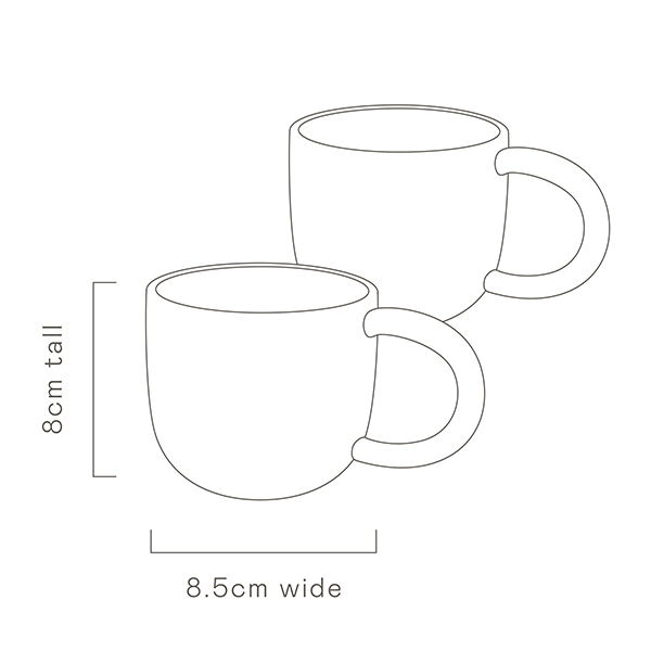 Flower Rainbow Sunny Day Mugs Set of 2