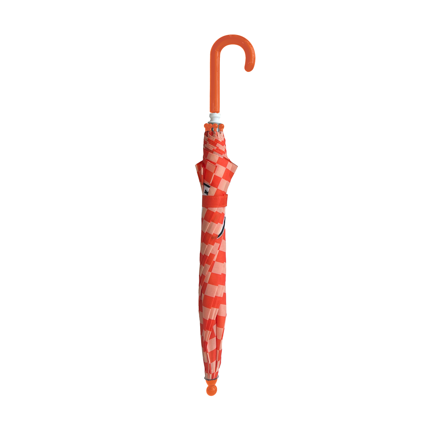 Red Peach Checkerboard Miffy Small Umbrella