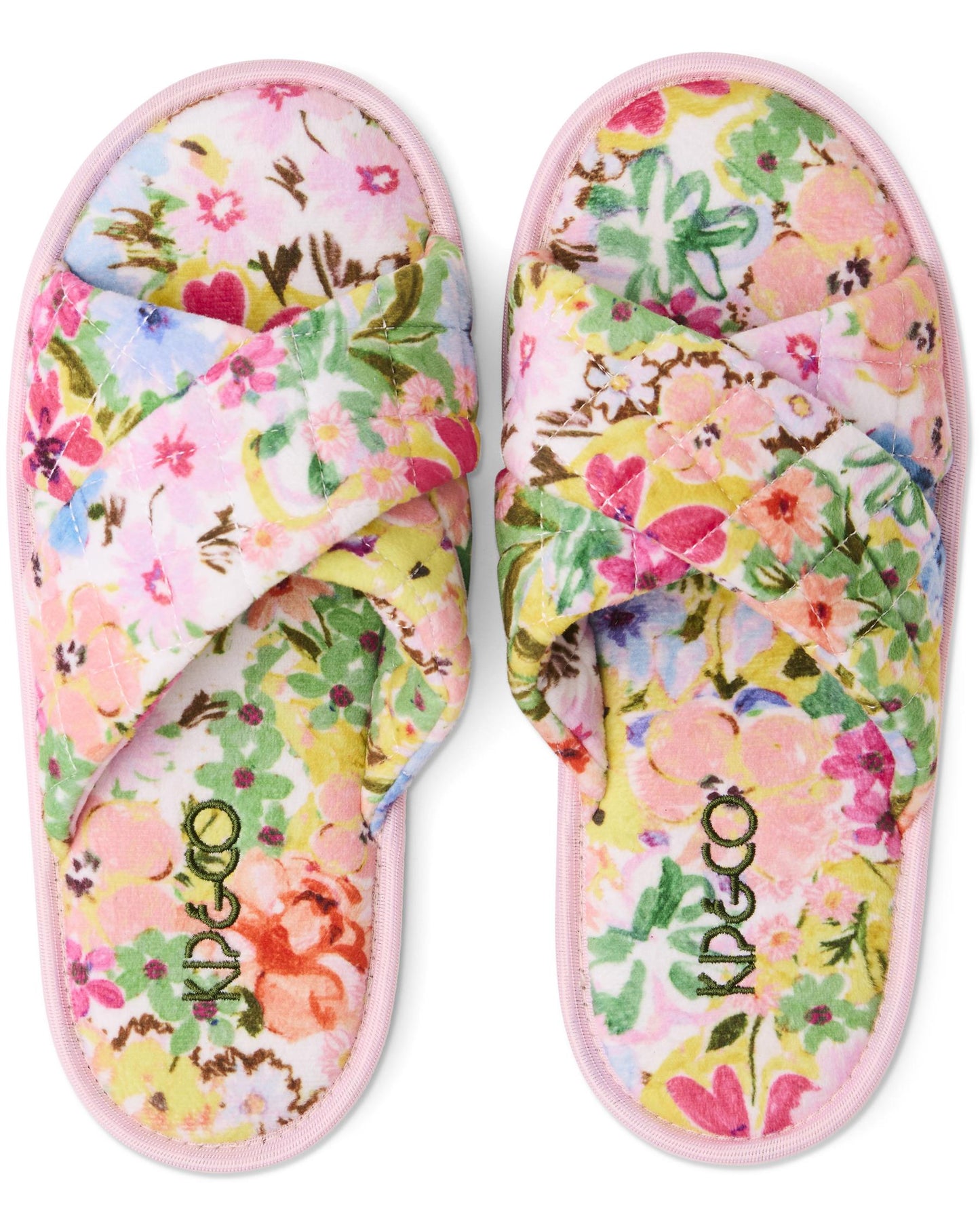 Alfresco Quilted Velvet Adult Slippers