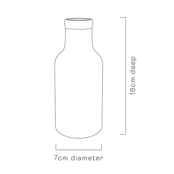 Green Grevillea Botanic Vase