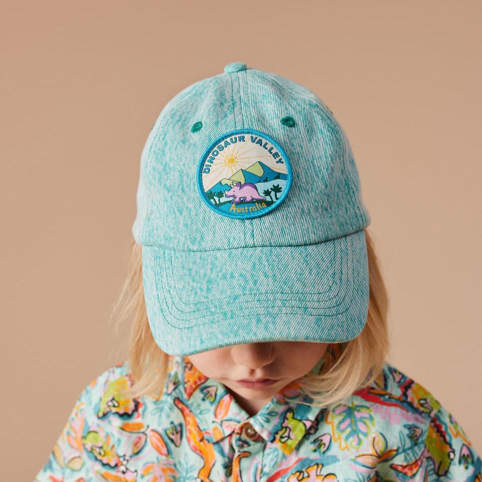 Tate Dino Valley Denim Cap