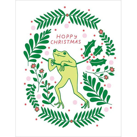 Froggy Xmas Greeting Card