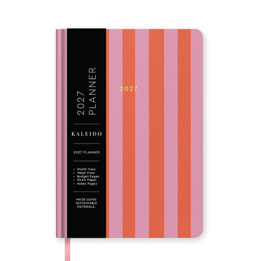 Candy Stripe A5 Hard Cover 2027 Diary