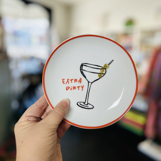 Dirty Martini Ceramic Plate