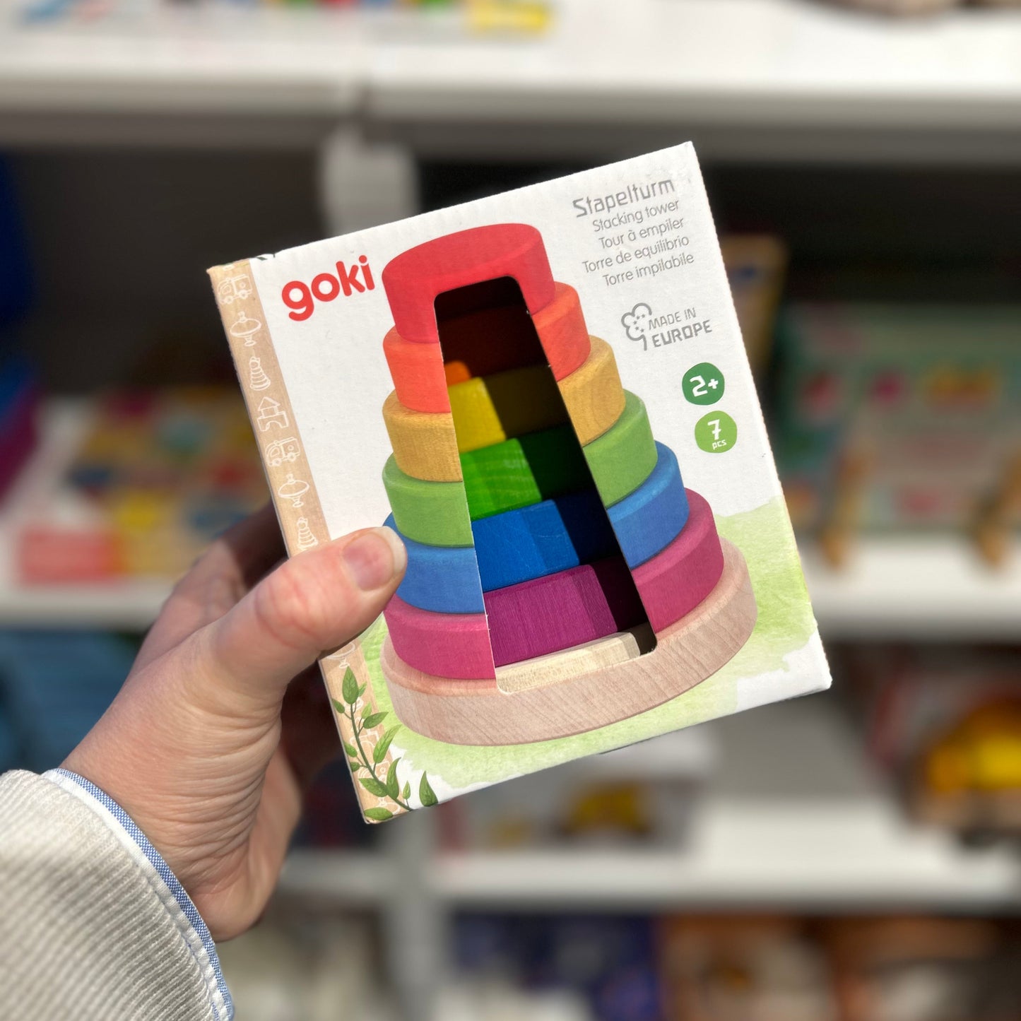 Rainbow Stacking Tower