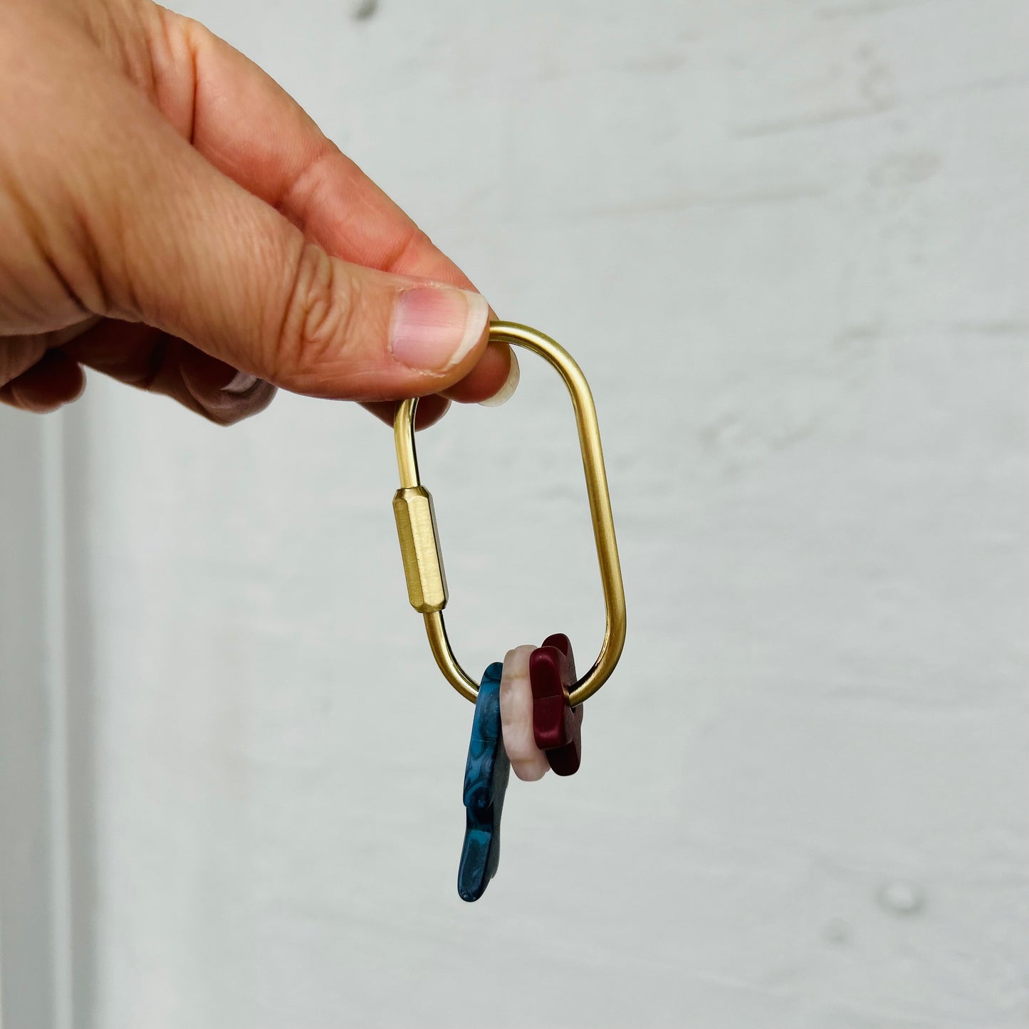 Resin Charm Key Ring